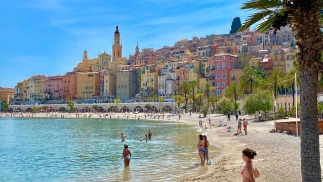 Menton # Monaco - F1 Gp - 4 Persons - Sea View - New - Parking - Clim - Premium - Beach And Sun Экстерьер фото